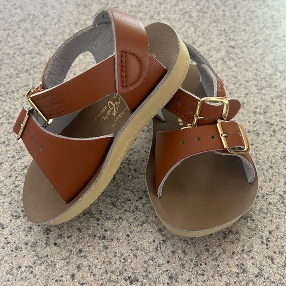 Sun san cognac sandals - sz5 - Picture 3 of 6